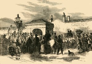 Verkauf der Hyde Park Turnpike, ca. 1876