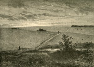 Salisbury Plain, von nahe Amesbury, 1898 von Unbekannt