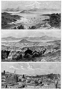 San Francisco im November, 1848, 1858 und Ende des 19. Jahrhunderts, 1901