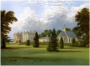 Sandbeck Park, Yorkshire, Heimat des Earl of Scarborough, ca. 1880 von Unbekannt