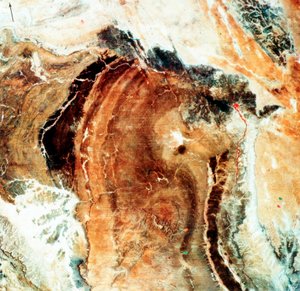 Satellitenfoto von Groß-Namaland, Namibia, 1972
