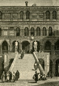 Scala dei Giganti im Dogenpalast, Venedig, 1890
