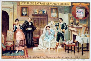 Szene aus Mozarts Oper Die Hochzeit des Figaro