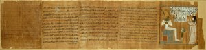 Szene aus dem Totenbuch, Ägypten, Dritte Zwischenzeit, Dynastie 21