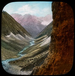 Szene im Himalaya, Indien, spätes 19. oder frühes 20. Jahrhundert