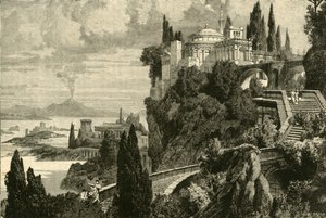 Landschaft bei Kap Misenum, nahe Baiae, 1890 von Unbekannt