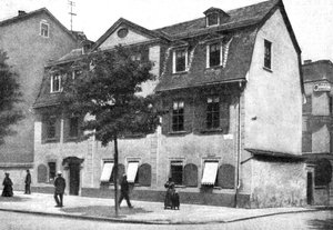Schillers Haus, Weimar, Deutschland, 1922