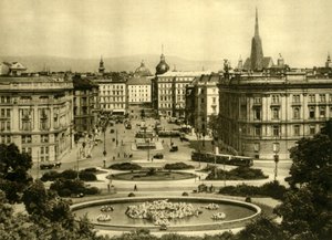 Schwarzenbergplatz, Wien, Österreich, ca. 1935 von Unbekannt