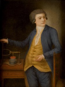 Wissenschaftler mit einem elektrischen Instrument, 1780er Jahre