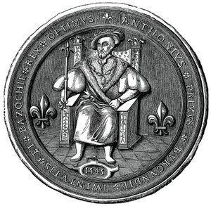 Siegel des Königs der Basoche, 16. Jahrhundert 1870