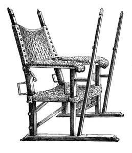 Sänfte von Karl V., 14. Jahrhundert, 1870