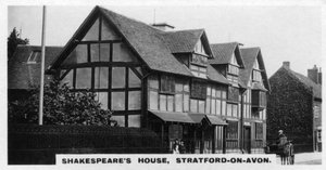 Shakespeares Haus, Stratford-on-Avon, Warwickshire, um 1920er von Unbekannt