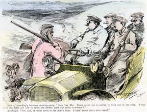 Jagdausflug, 1906 von Unbekannt