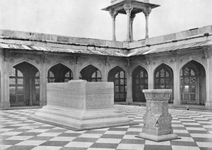 Sikandra. Das Grab von Akbar. Denkmal auf dem Dach