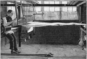 Seidenweber, Bethnal Green, Ost-London, 1893