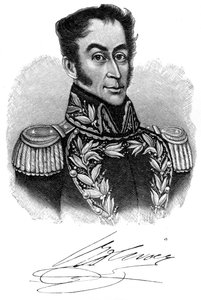 Simon Bolivar, südamerikanischer Revolutionsführer des 19. Jahrhunderts, 1901