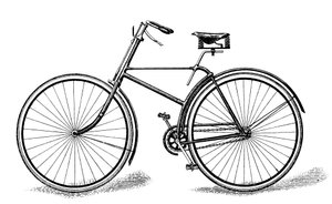 Singers spezielles Sicherheitsfahrrad, ca. 1886-1890