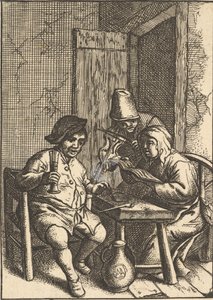 Singendes Paar und Violine, 1610-85