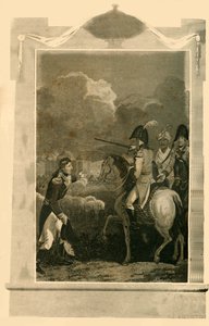 Sir Arthur Wellesley kommandiert in der Schlacht von Assaye, 1803 von Unbekannt