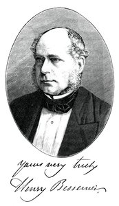 Sir Henry Bessemer, englischer Ingenieur, um 1880