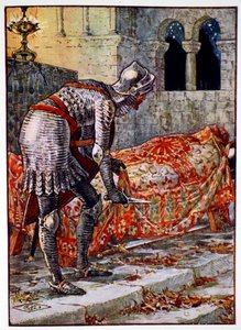 Sir Lancelot in der Kapelle Perilous