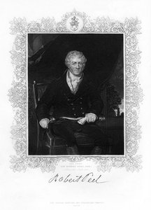 Sir Robert Peel, britischer Industrieller, 19. Jahrhundert von Unbekannt