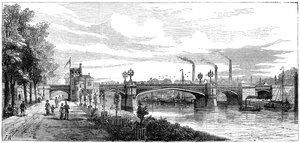 Skeldergate-Brücke, York. North Yorkshire, 19. Jahrhundert von Unbekannt