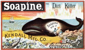 Soapine Haushaltsreiniger, späte 19. Jahrhundert