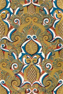 Soffit des großen Bogens am Eingang des Hofes des Fischteichs, 1907 von Unbekannt