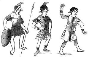 Soldaten, 14. Jahrhundert, 1849