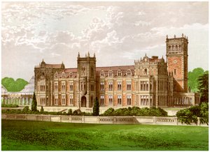Somerleyton, Suffolk, Heim von Baronet Crossley, ca. 1880
