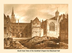 Südostansicht Guildhall Chapel und Blackwell Hall