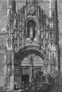 Südfront des Klosters Santa Maria in Belem, ca. 1890