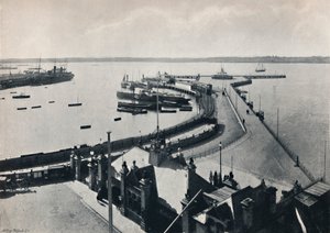 Southampton - Der Pier, 1895 von Unbekannt