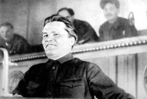 Sowjetischer Politiker Sergei Kirow, 17. Kongress der Kommunistischen Partei, Moskau, UdSSR, 1934 von Unbekannt