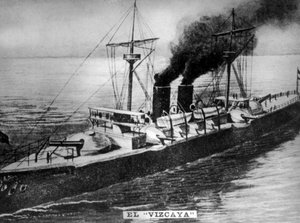 Spanisches Schlachtschiff The Viscaya, 1898er, 1920er