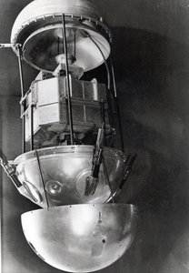 Sputnik 1, russischer Satellit, 1957 von Unbekannt