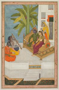 Sri Raga: Eine Illustration aus einer Ragamala-Serie