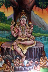 Sri Vadapathira Kaliamman Hindu-Tempel. Shiva. Singapur