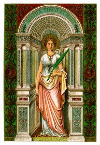St. Agatha, Jungfrau und Märtyrerin, 1886 von Unbekannt