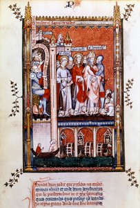 St. Denis wird die Märtyrer gezeigt