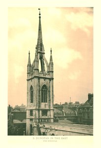 St. Dunstan in the East, Der Kirchturm