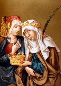 St. Elisabeth von Ungarn und St. Lucia, 1878