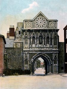 St. Ethelbert Tor, Norwich, Norfolk, frühes 20. Jahrhundert