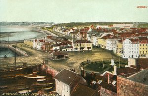St. Heliers Jersey vom Fort Regent, 1906
