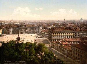 Isaaksplatz, St. Petersburg, Russland, um 1890-1905