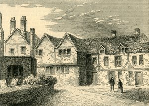 St. Katherines Hospital - Die Brüderhäuser im Jahr 1781, ca. 1872