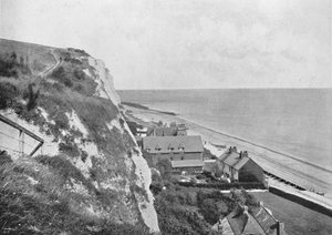 St. Margarets Bay - Das Hotel, von den Klippen, 1895