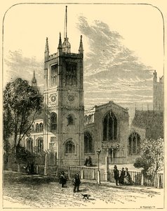 St. Margarets Kirche, von Nordwesten, 1881