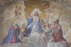 St. Markus Basilika Auferstehungsfresko, Venedig, Italien